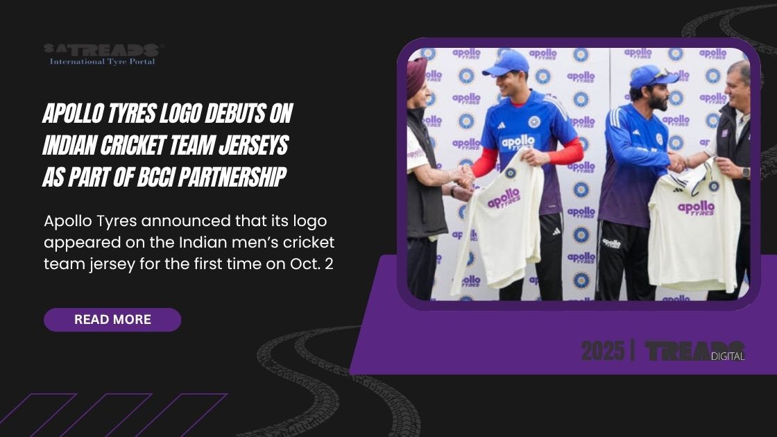 Apollo Tyres Logo Debuts on Indian Cricket Team Jerseys as Part of BCCI Partnership